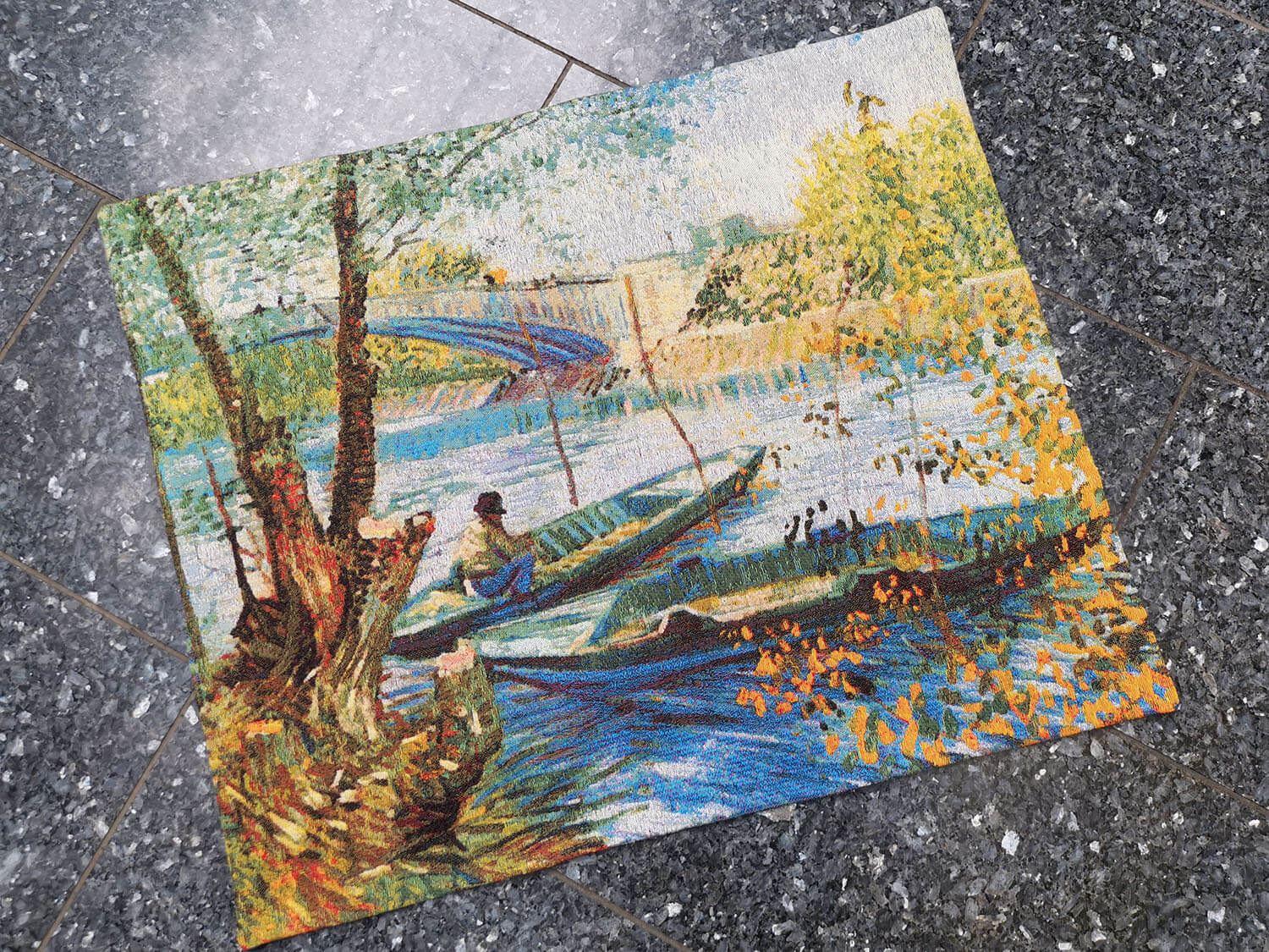 Vincent Van Gogh - Angler and boat