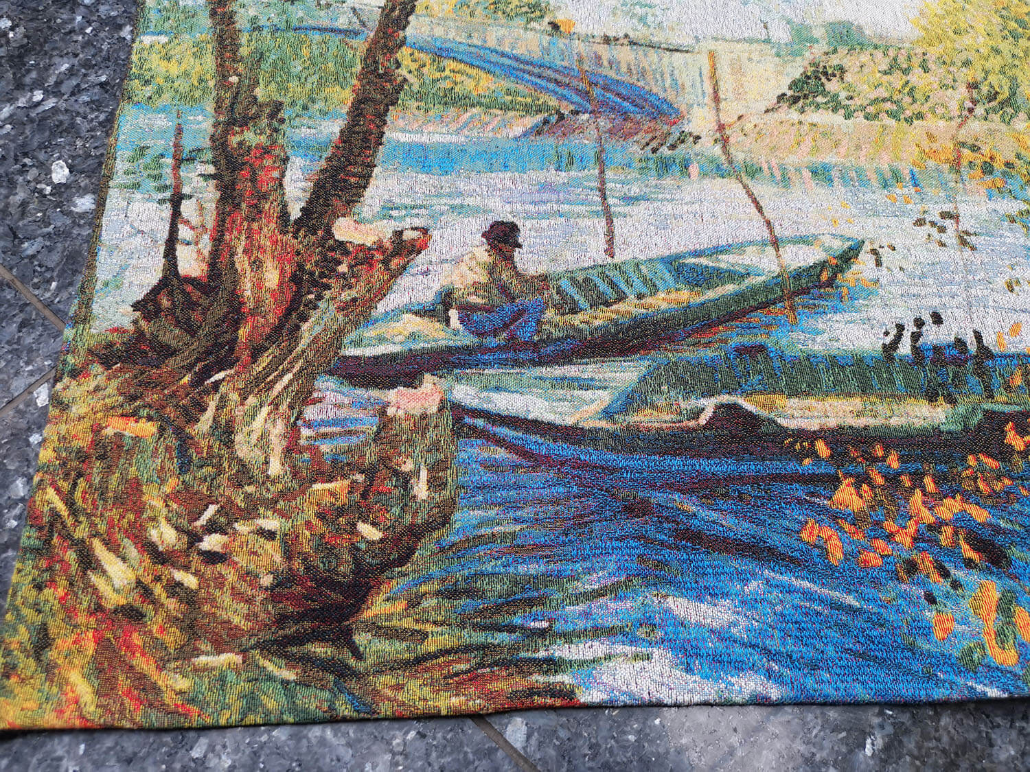 Vincent Van Gogh - Angler and boat