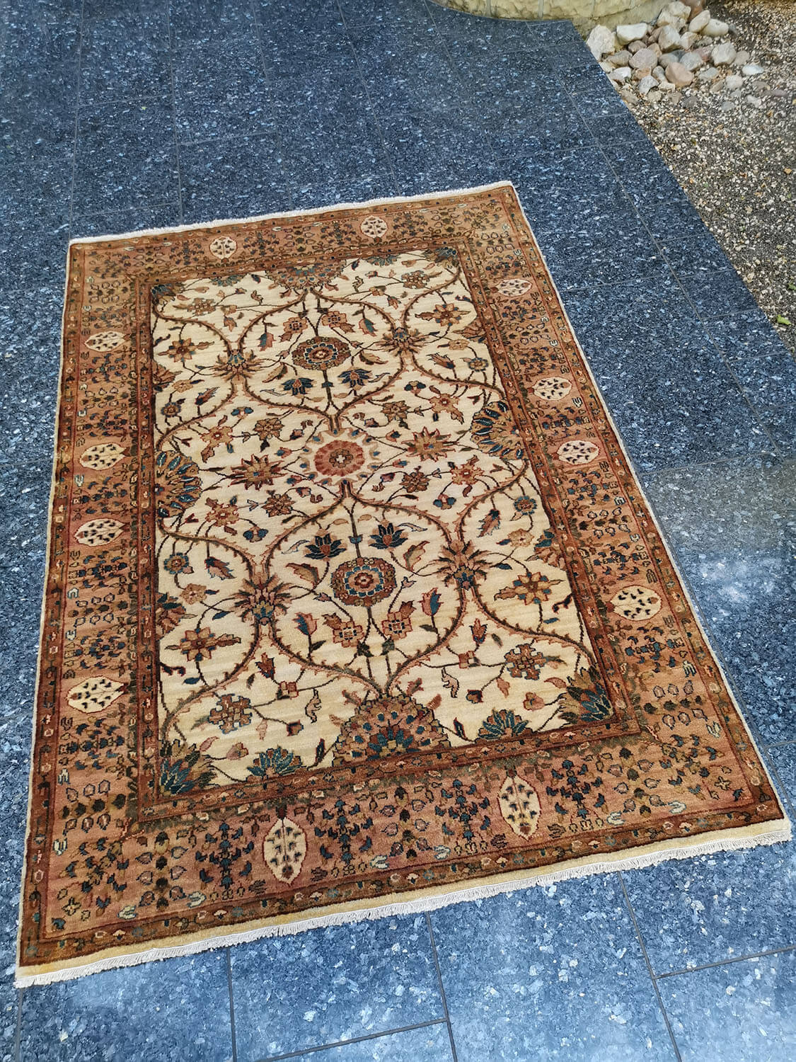 Samarkand Moghal 01 creme - pfirsich