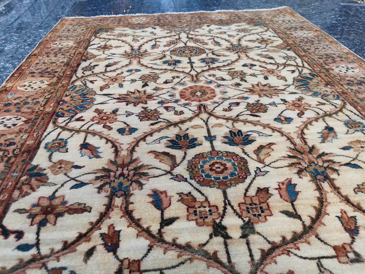 Samarkand Moghal 01 creme - pfirsich