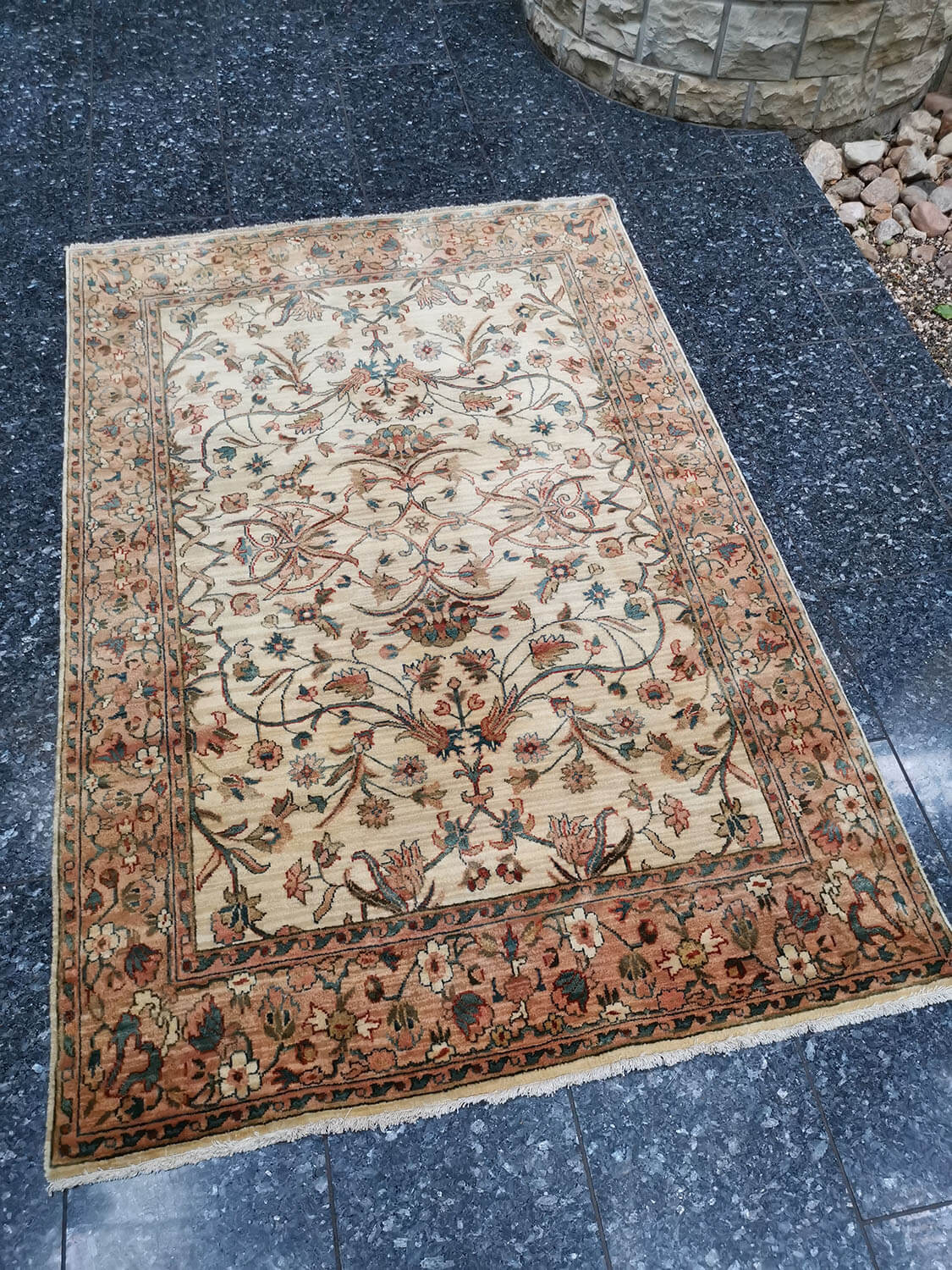 Samarkand Moghal 04 creme - pfirsich