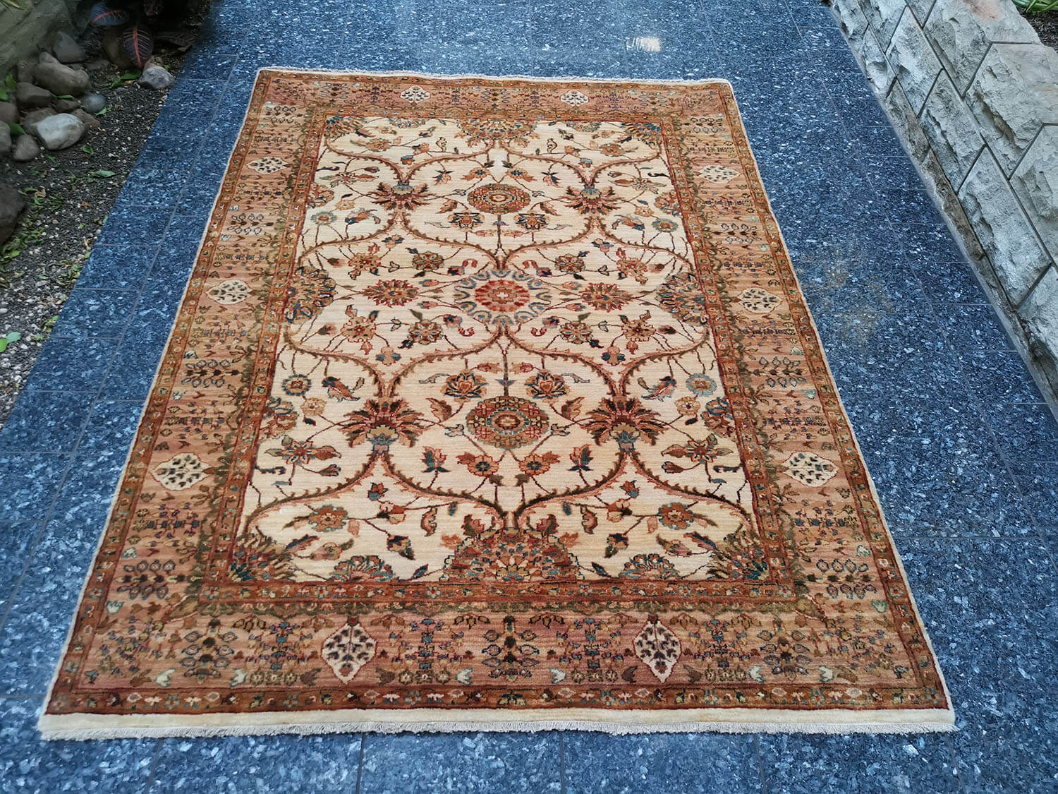 Samarkand Moghal 18 creme - pfirsich