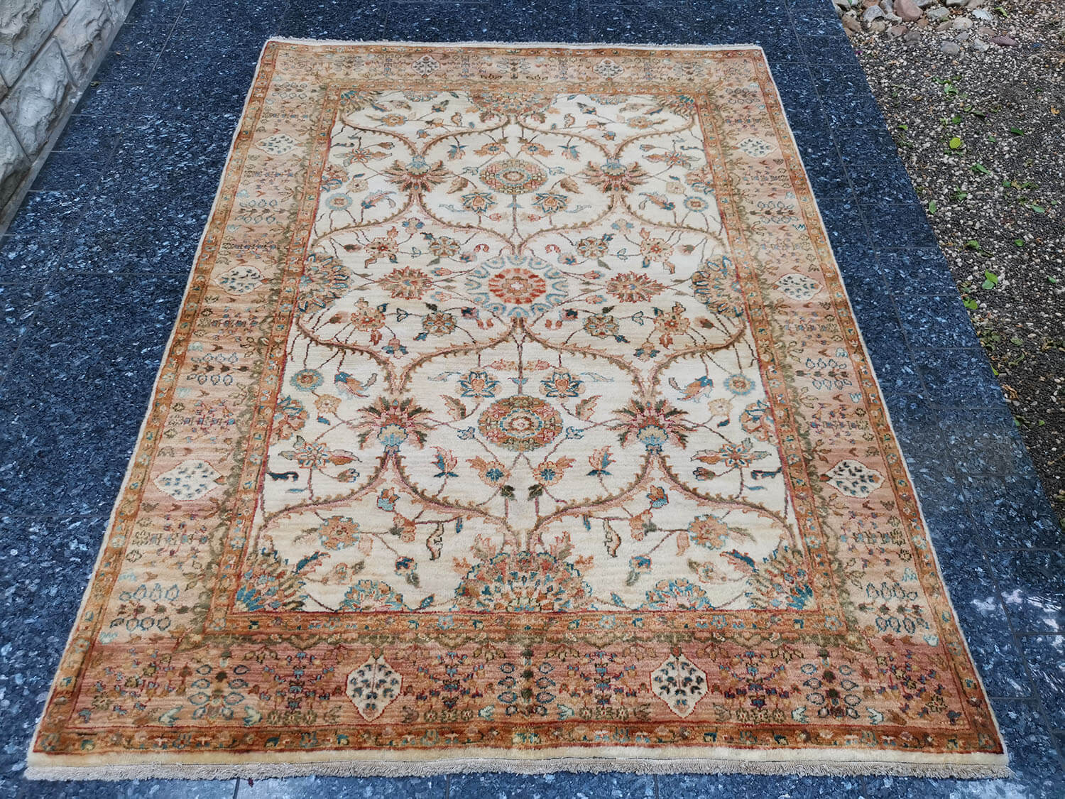 Samarkand Moghal 18 creme - pfirsich