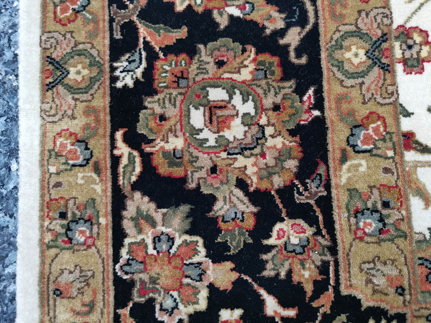 Caral 628 ivory - black