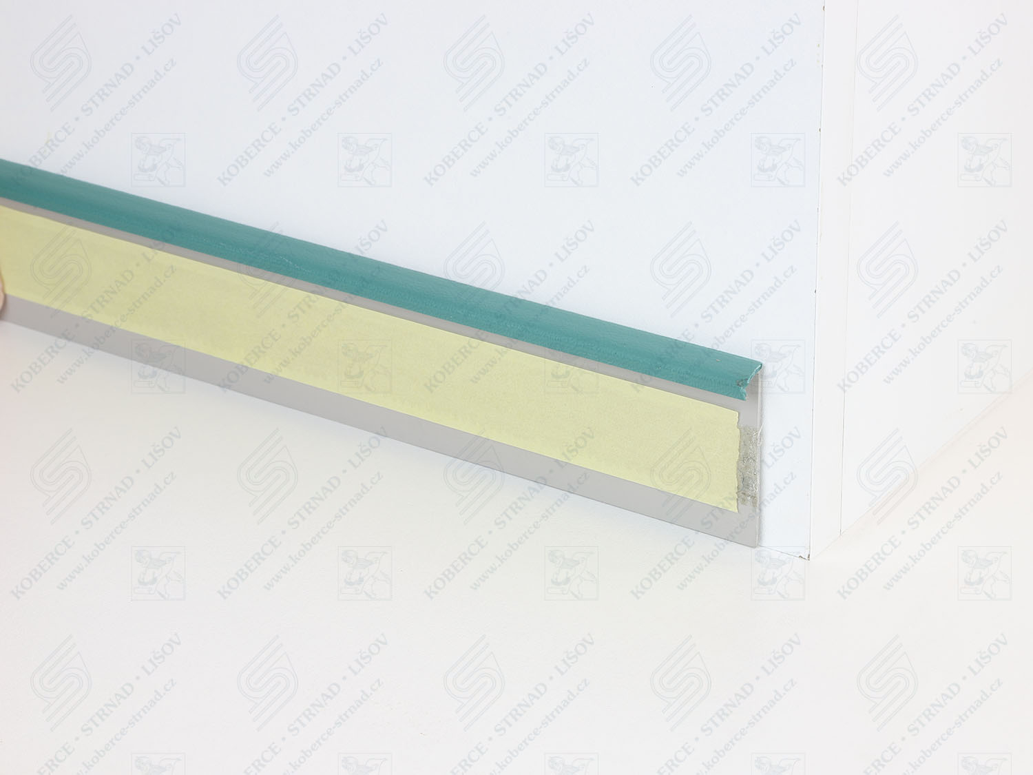 Kobercová lišta TL 55K 2307 tyrkysová 4m