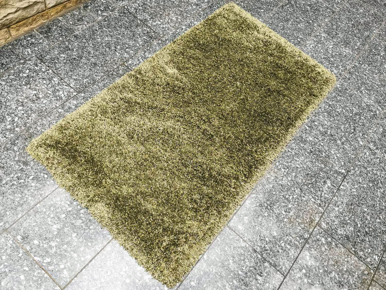 Luxury Shaggy 7001-440 olive dark