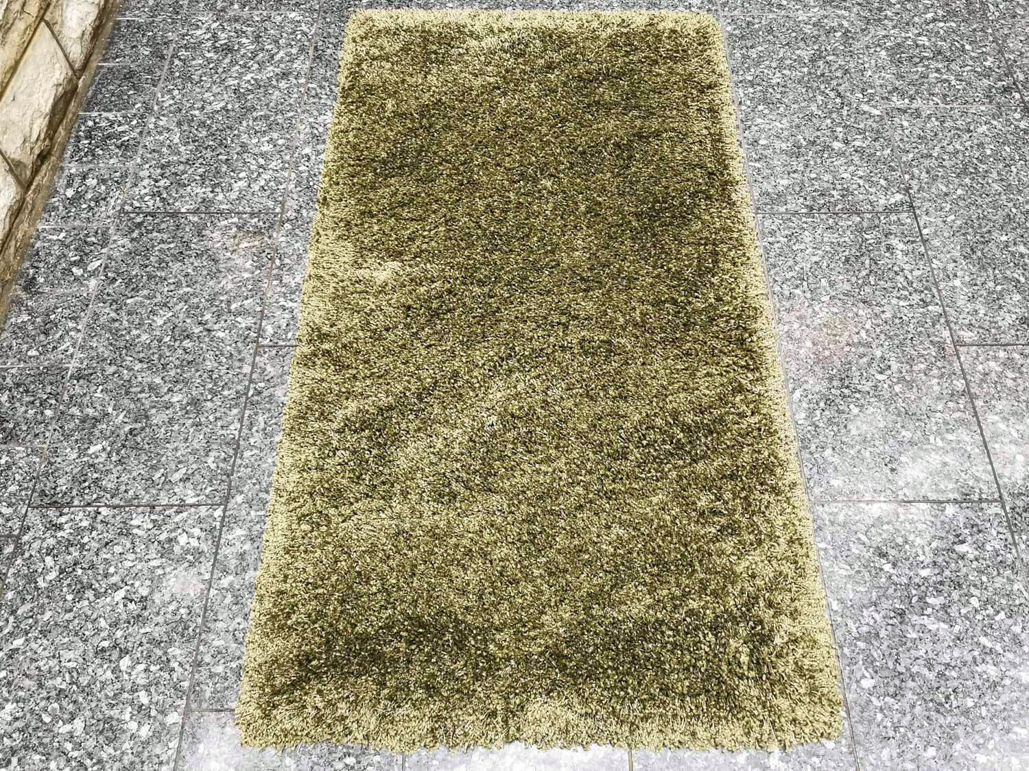 Luxury Shaggy 7001-440 olive dark