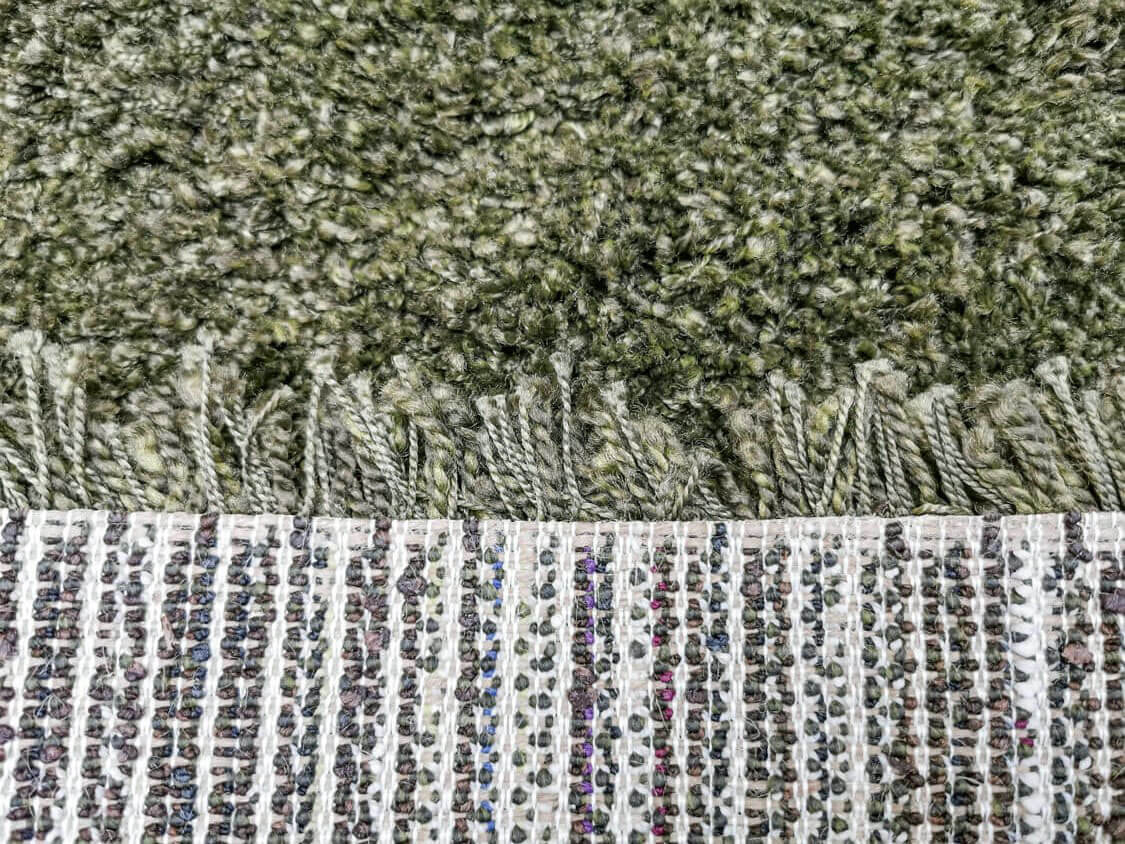 Luxury Shaggy 7001-440 olive dark