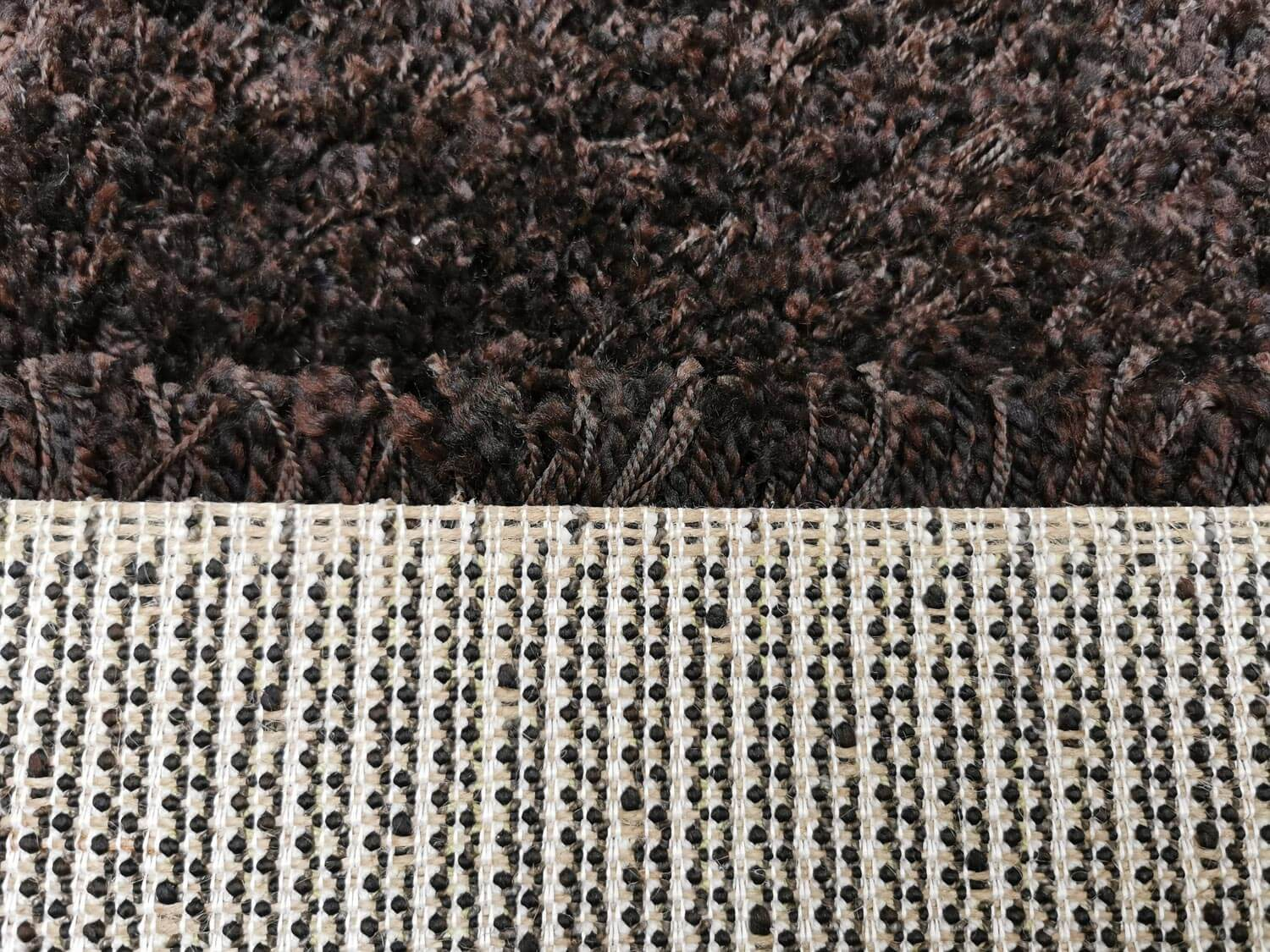 Luxury Shaggy 7001-430 brown chocolate