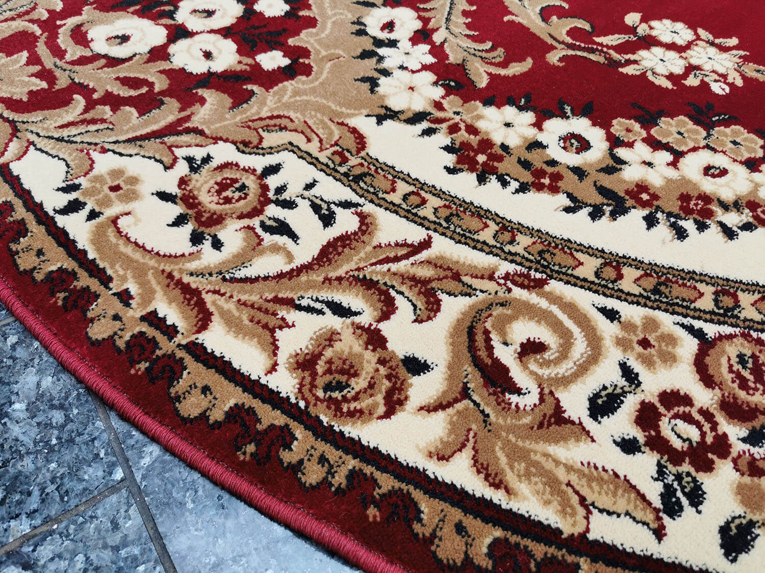 Krolewski bordo ovál