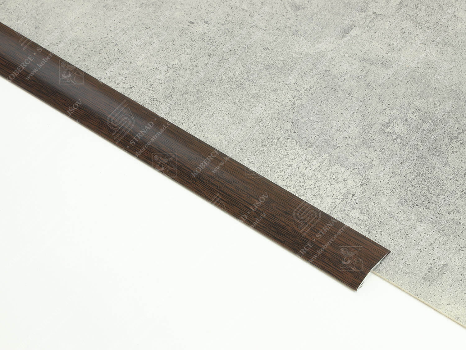 Oblouk 40 mm H95 Wenge přechodová lišta samolepící 21562950-55