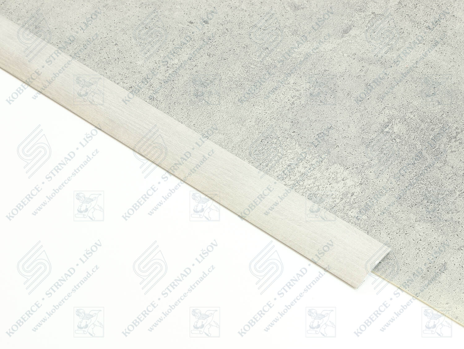 Oblouk 40 mm H65 Dub světle šedý přechodová lišta samolepící