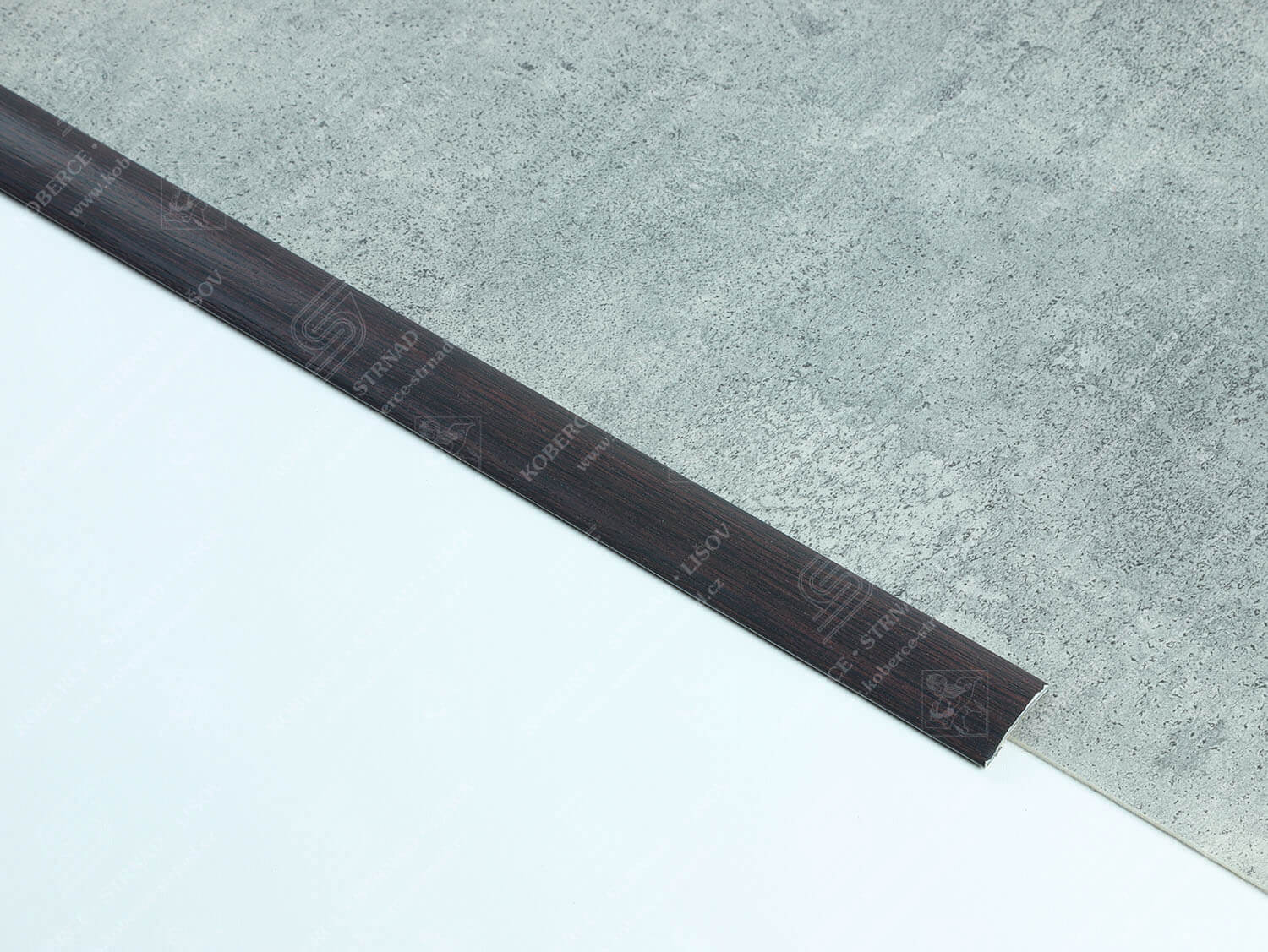 Oblouk 30 mm H95 Wenge přechodová lišta samolepící 21559950-55