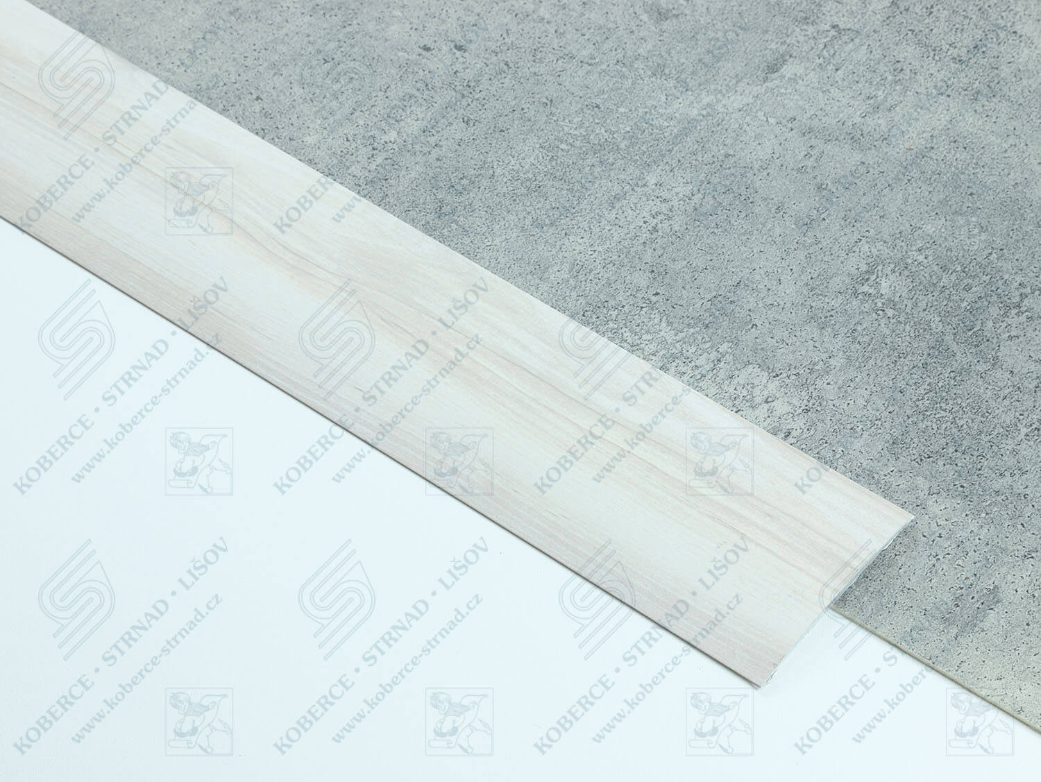 Oblouk 80 mm 1802 H64 dub krémový přechodová lišta samolepící