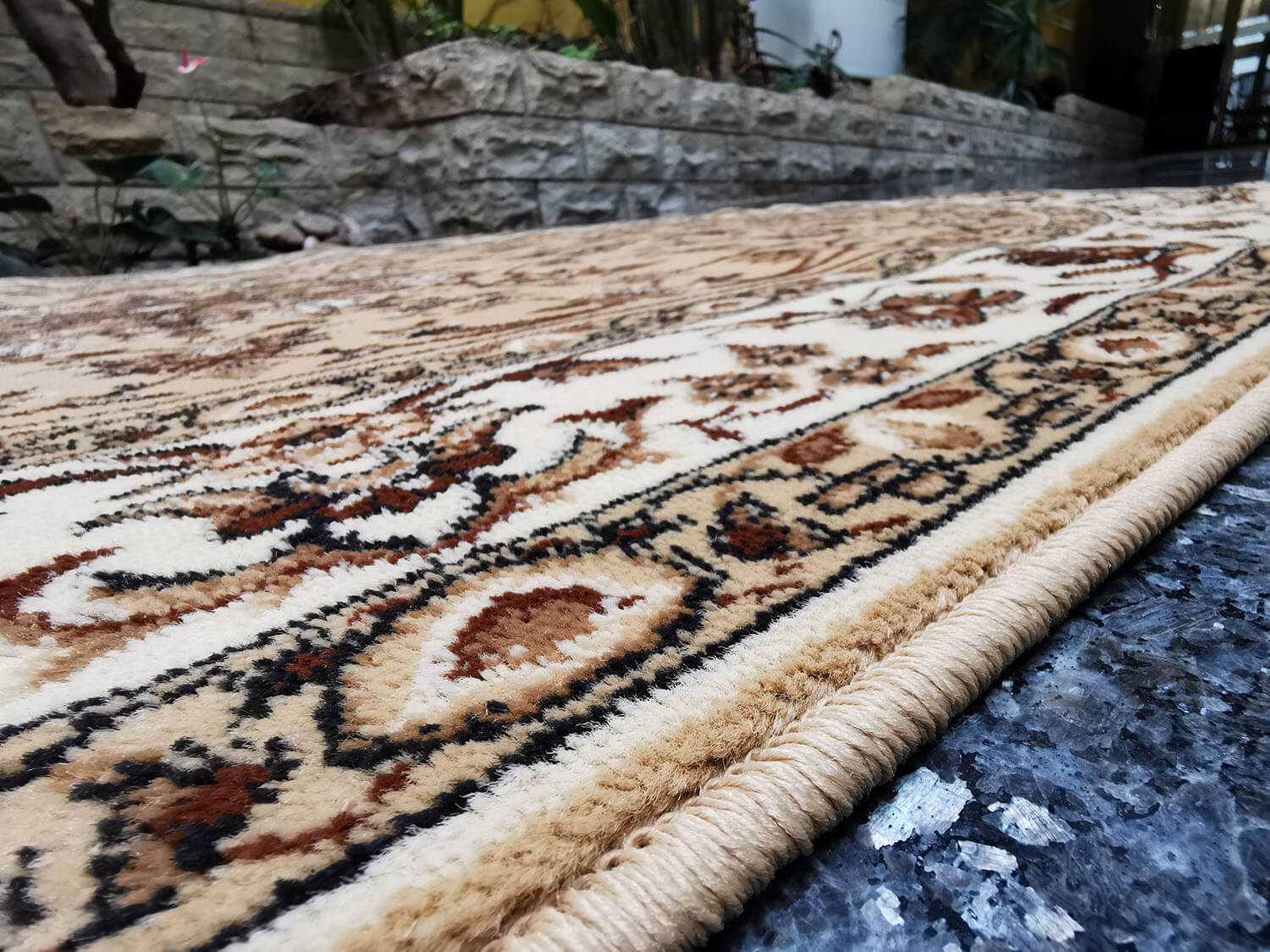 Samir béžový ovál