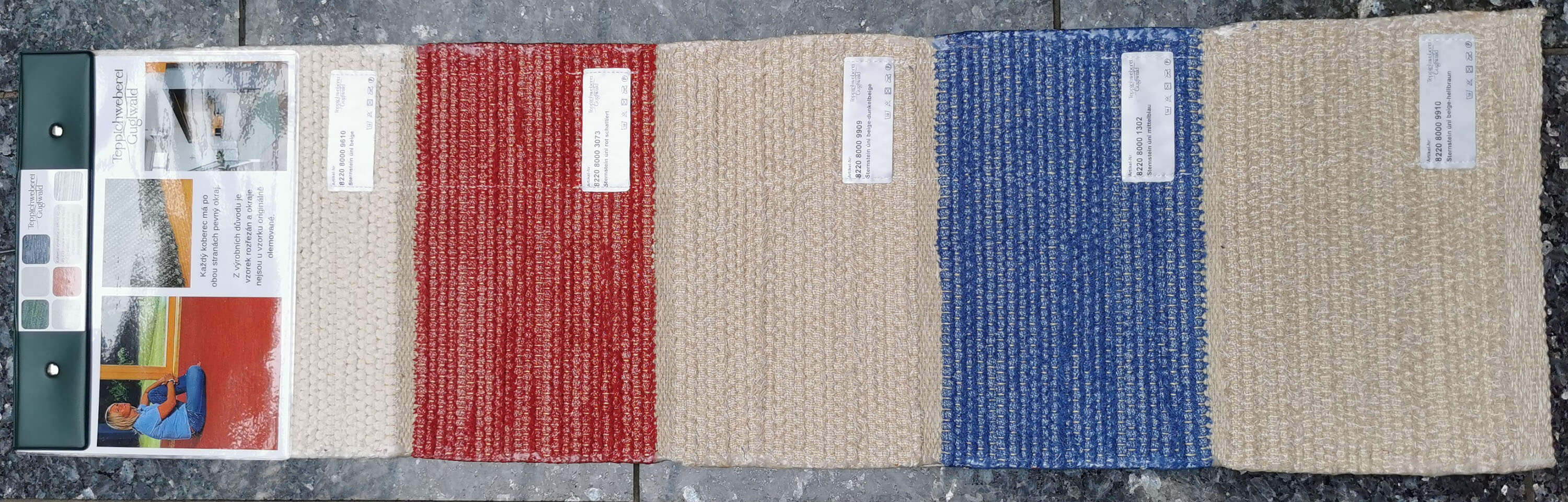 Sternstein uni 1302 mittelblau