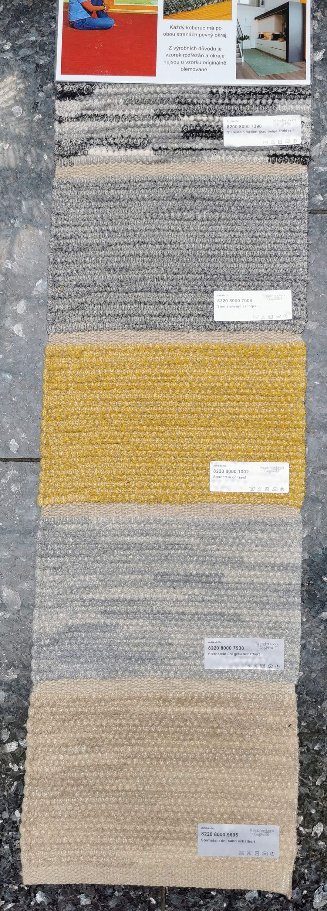 Sternstein uni 3073 rot schattiert