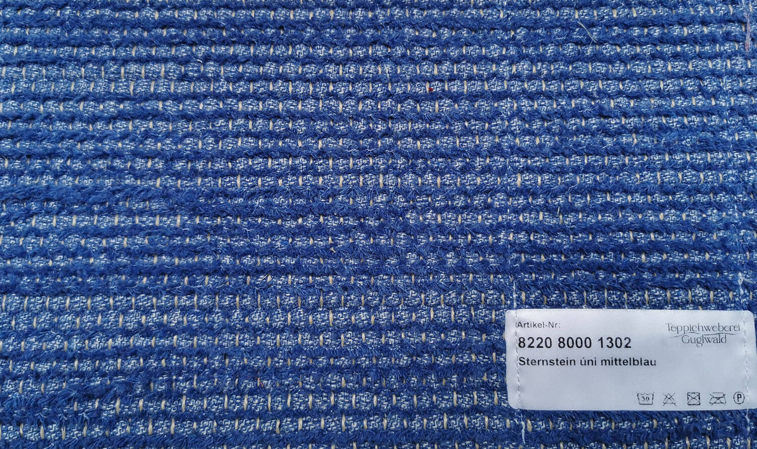 Sternstein uni 1302 mittelblau