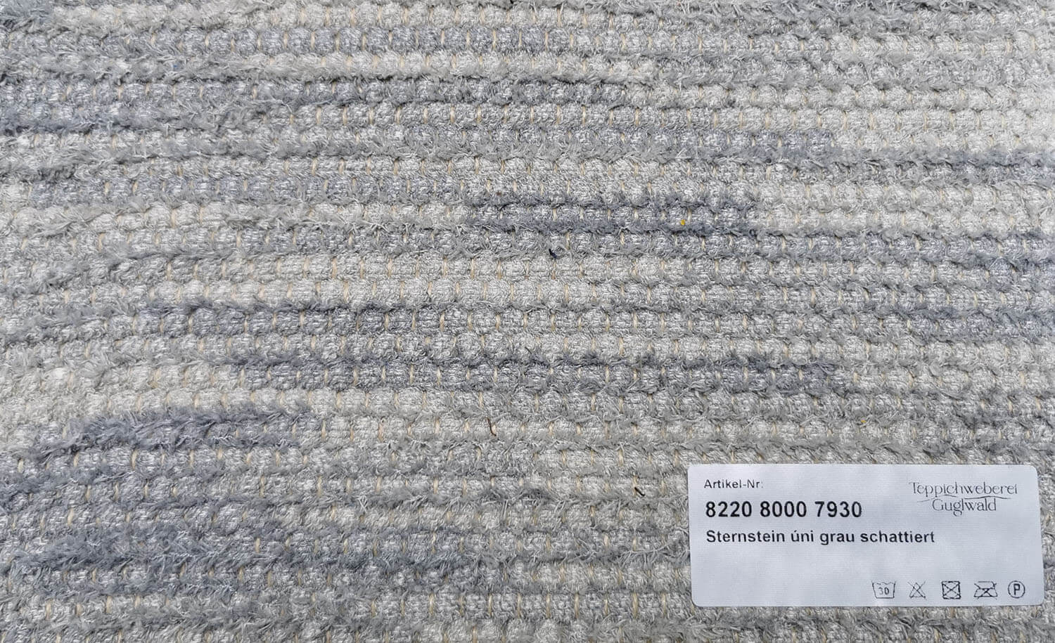 Sternstein uni 7930 grau schattiert