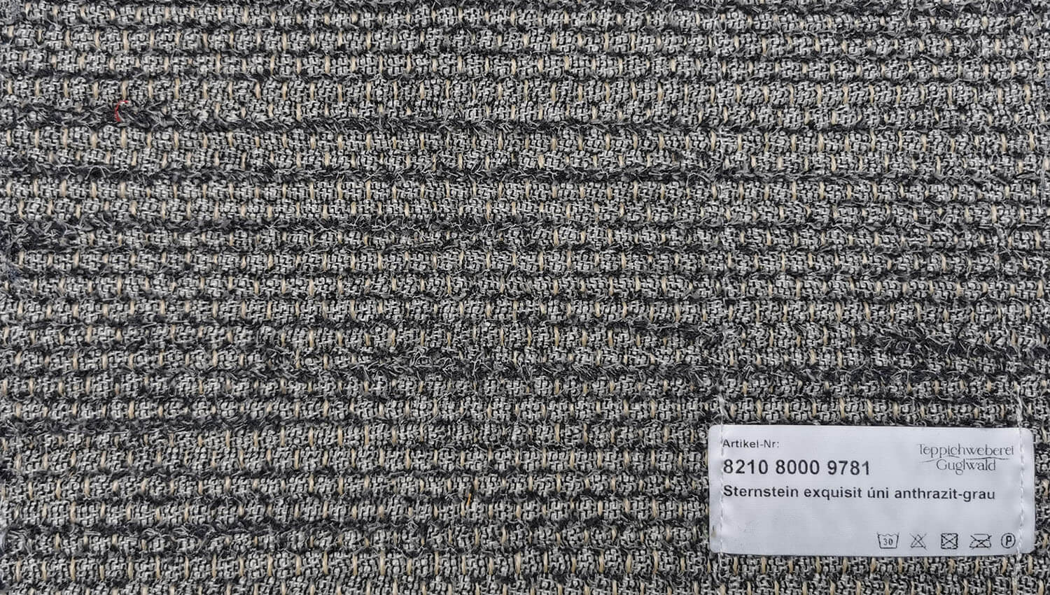 Sternstein uni 9781 anthrazit - grau