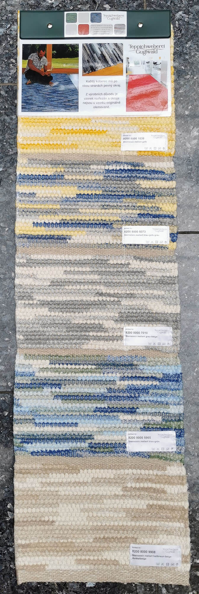 Sternstein meliert 7348 grau - dunkelbeige - schwarz - beige