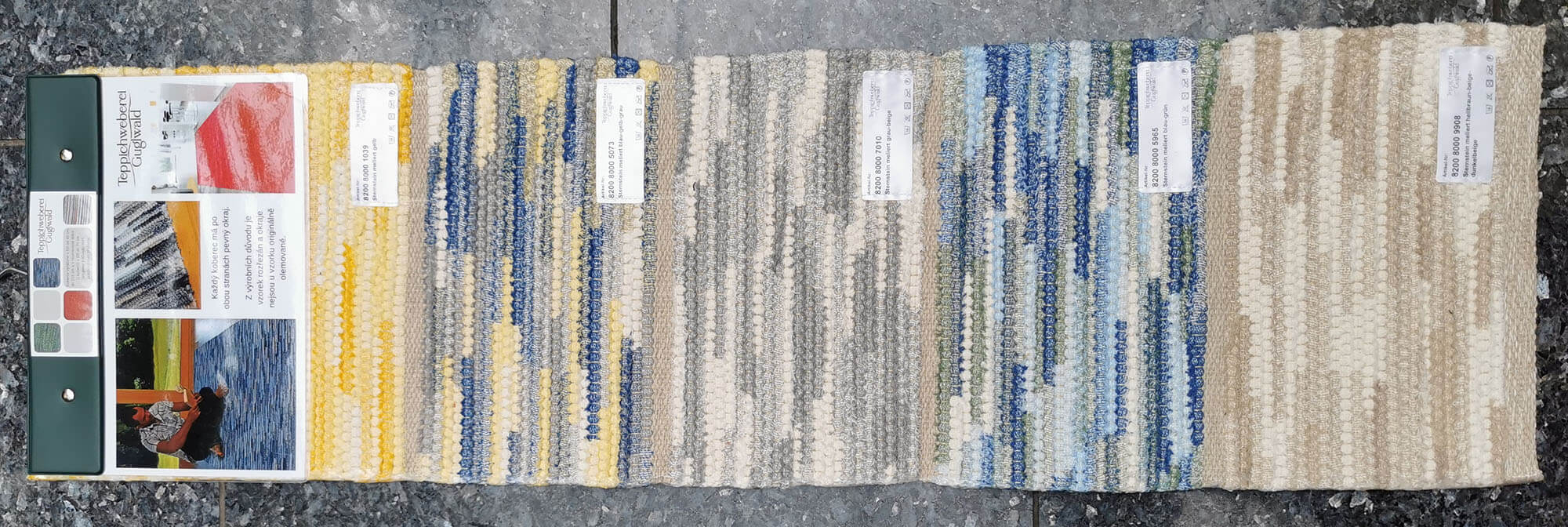 Sternstein meliert 8132 braun - beige - orange