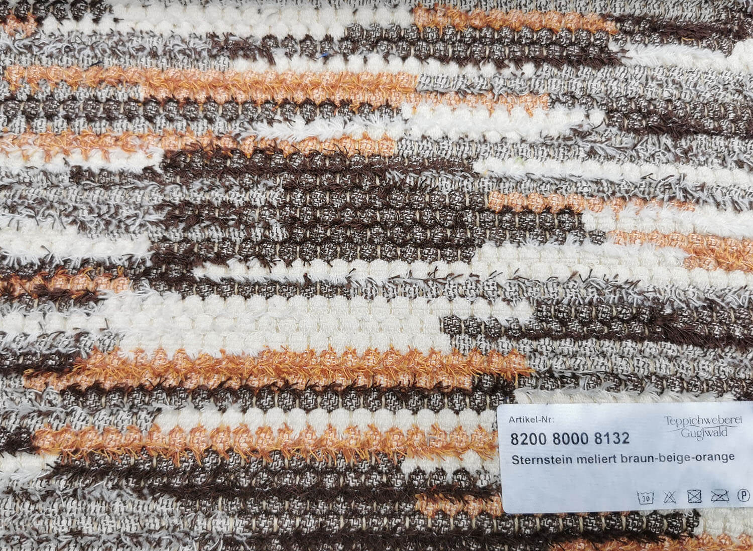 Sternstein meliert 8132 braun - beige - orange