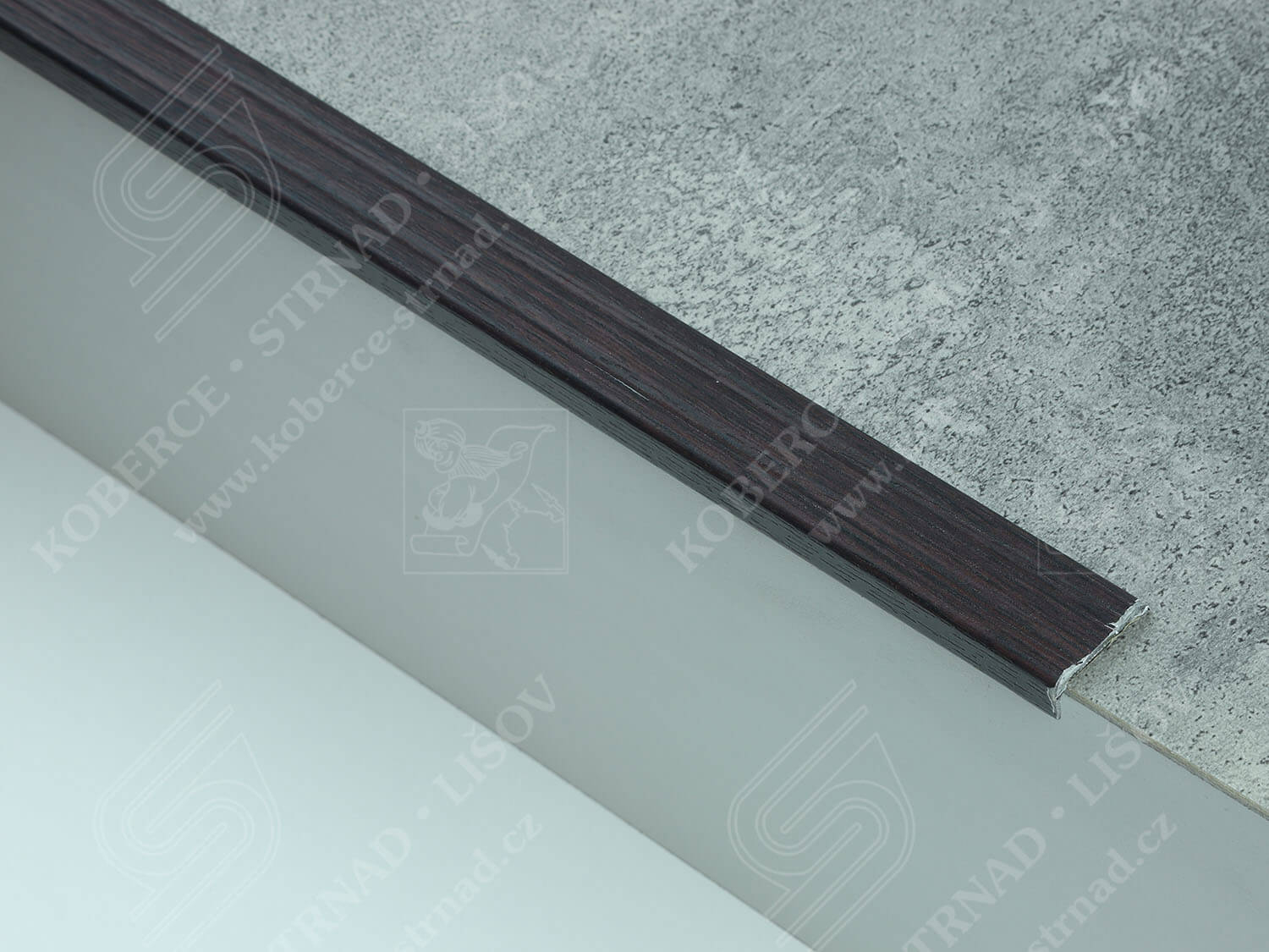 Schodová hrana 24,5x10 mm H95 wenge 11536955