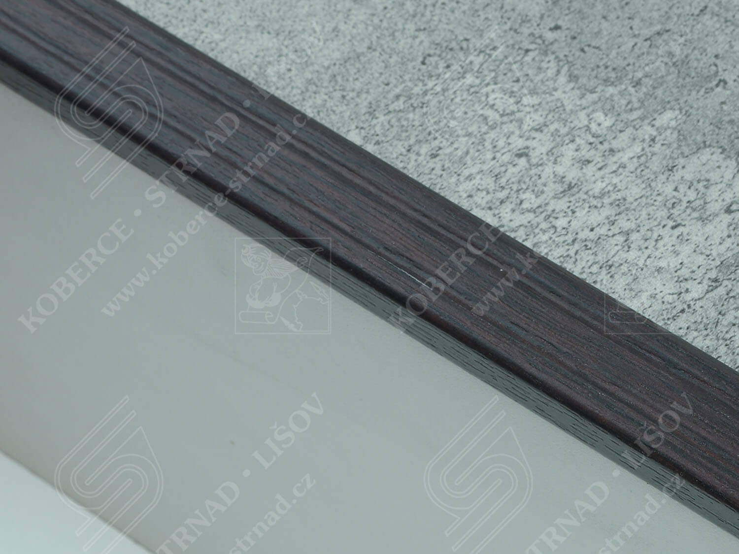 Schodová hrana 24,5x10 mm H95 wenge 11536955