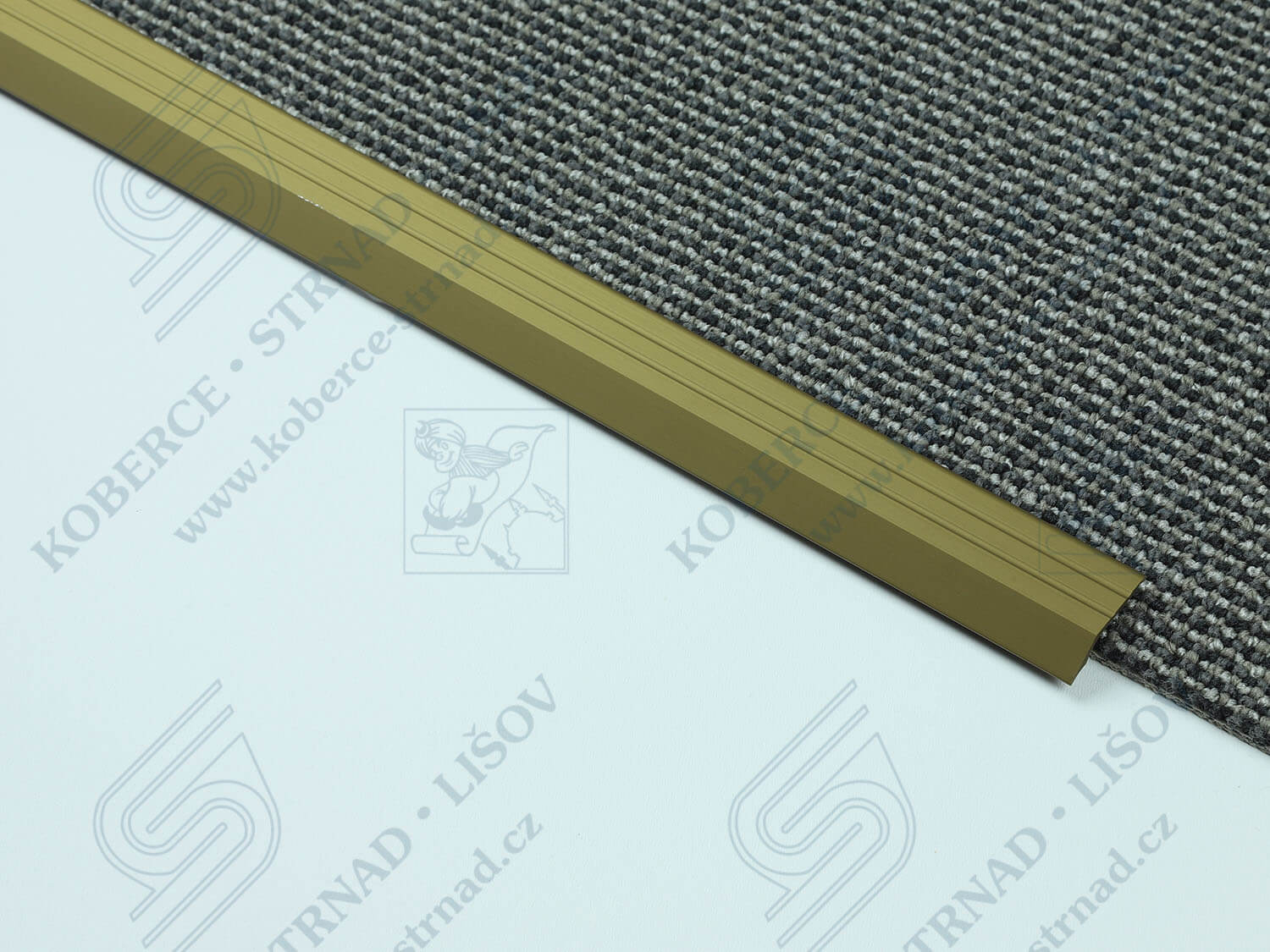 Náběh 5,5 mm bronz podlahová lišta samolepicí 72777