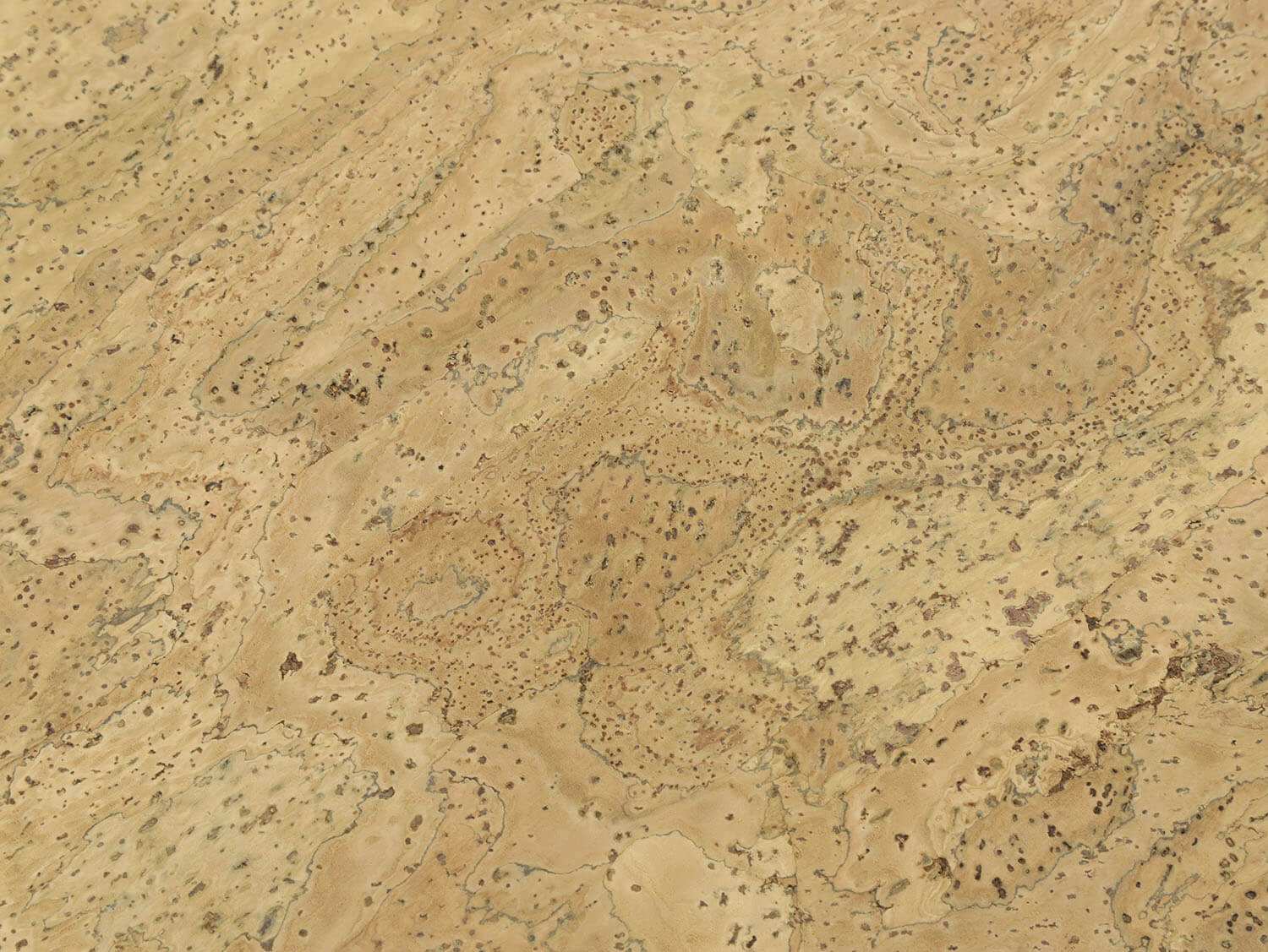 Lava přírodní 300x300x4mm podlahový korek