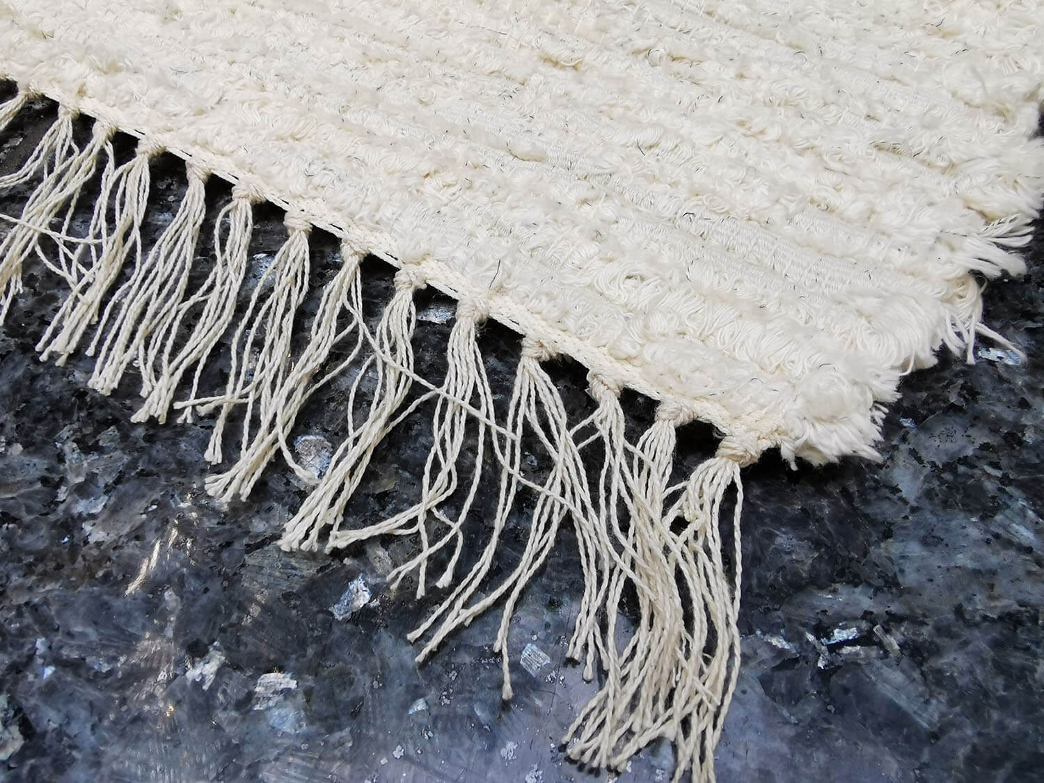 Předložka tkaná oboustranná přírodní