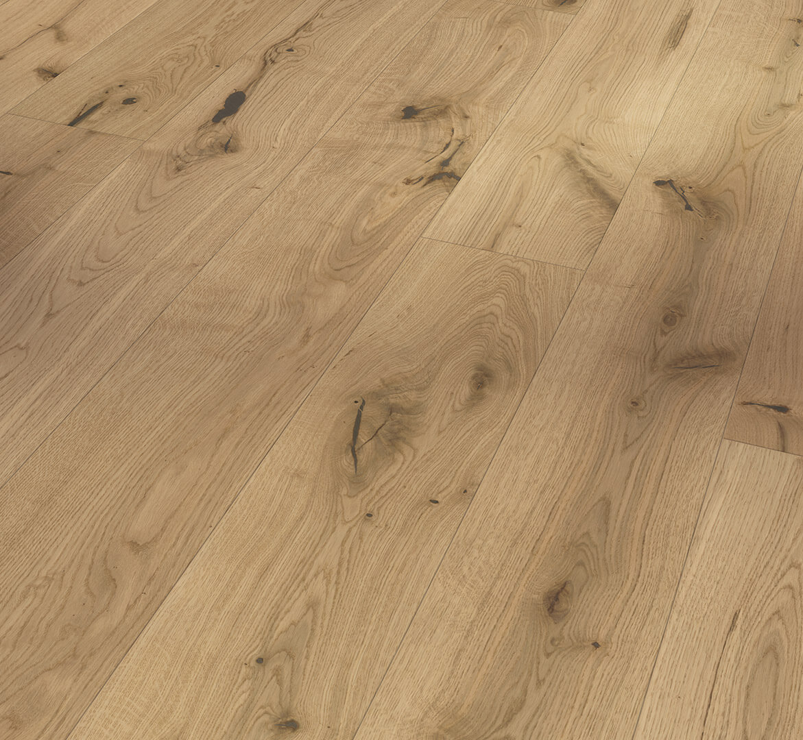 Basic 11-5 Dub Chianti lehce bílený, prkno, character, matný bílý lak, 1748898