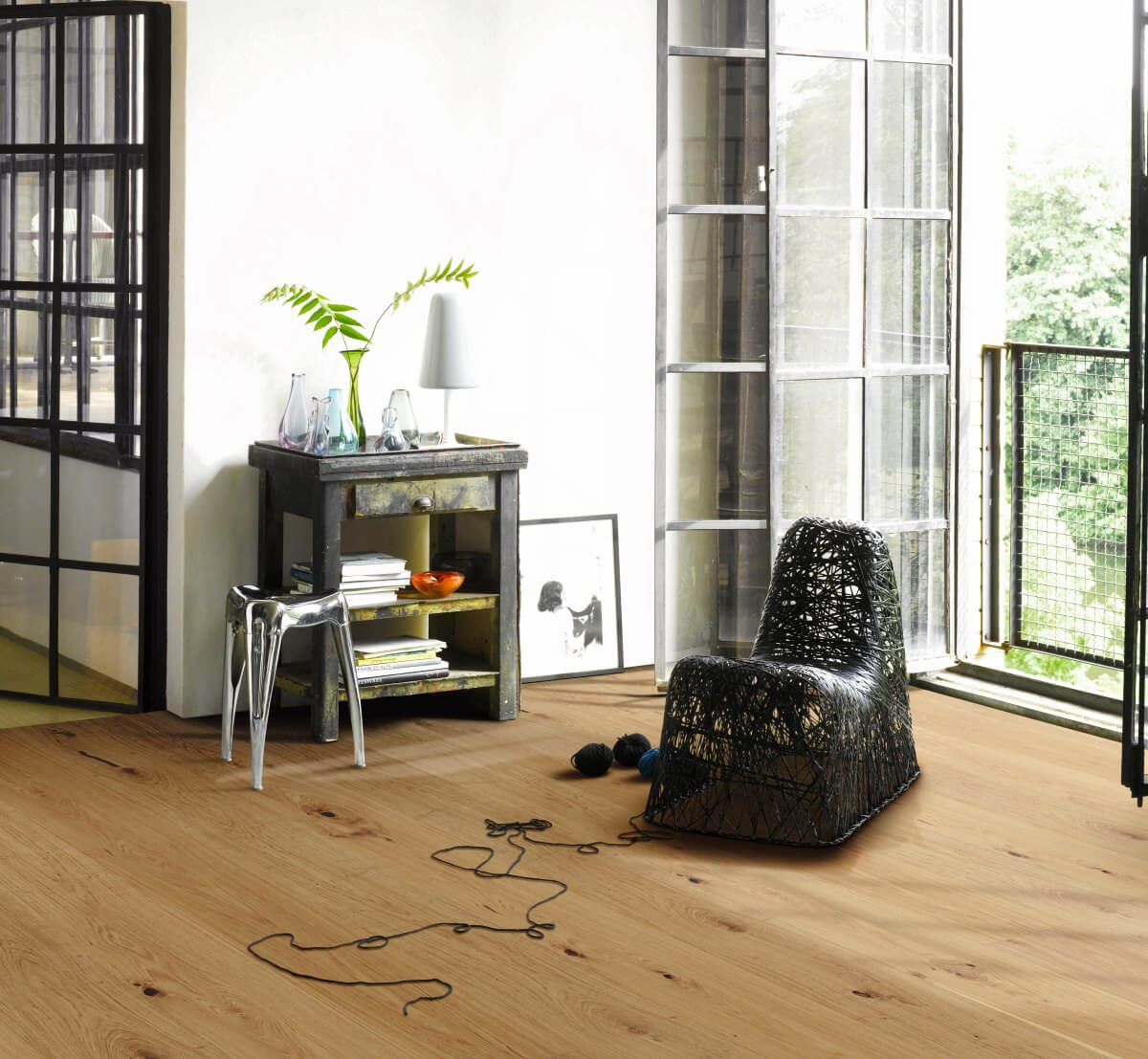 Basic 11-5 Dub velké prkno, rustikal, přírodní olej, 1643835