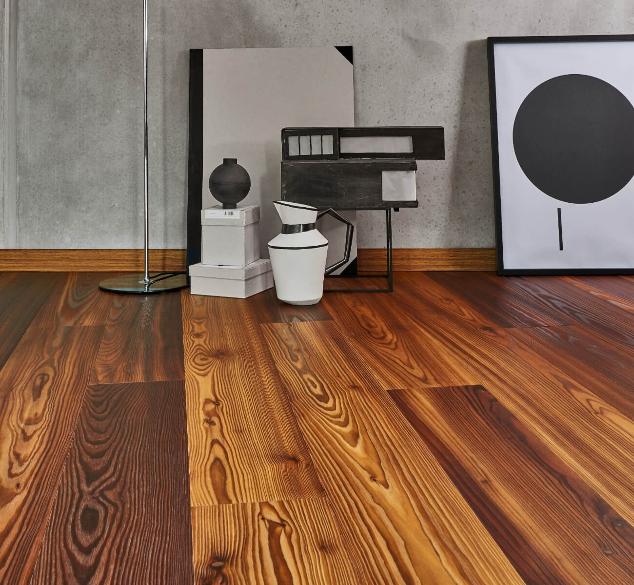 Classic 3060 Modřín kouřový Soft struktura, rustikal, prkno, olej, 1739904