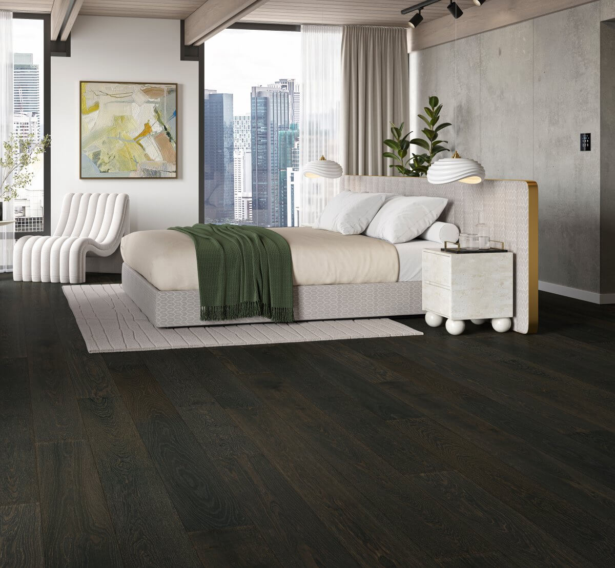 Classic 3060 Dub Pinot černý, natur, prkno, lak, 1748887