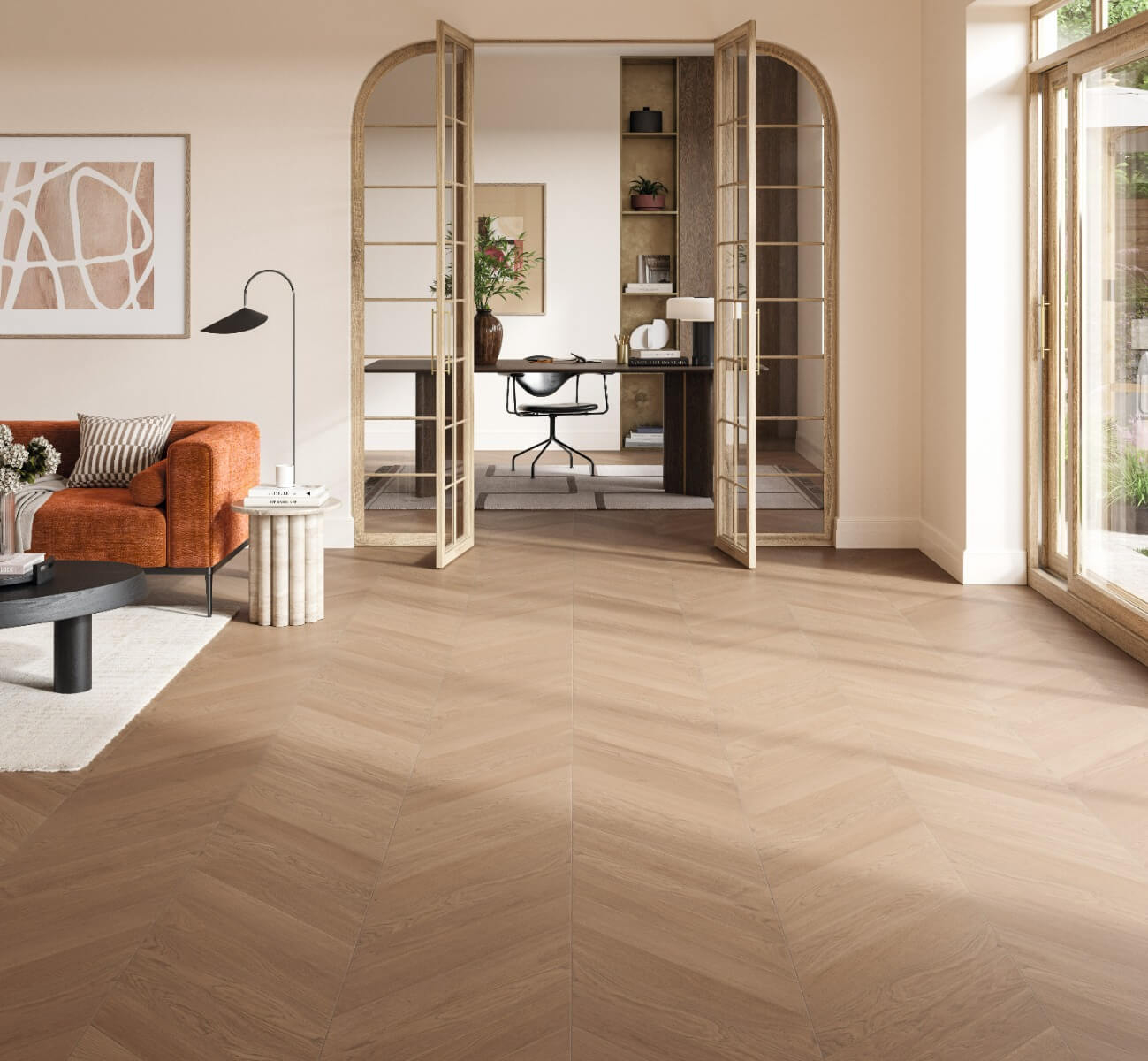 Trendtime 10 Dub Tuscan, vzor Chevron, 1748490