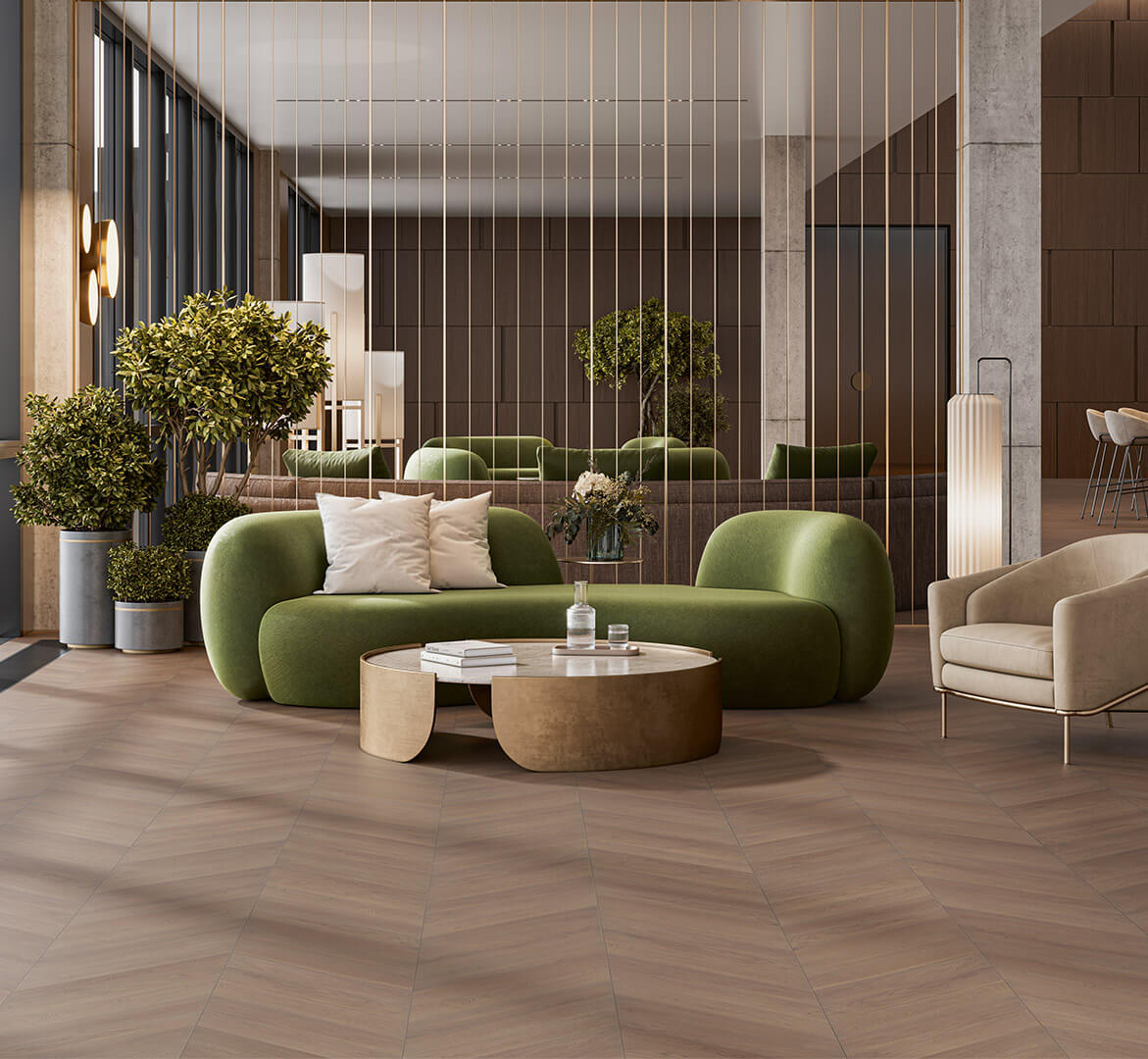 Trendtime 10 Dub Terra, vzor Chevron, 1748486