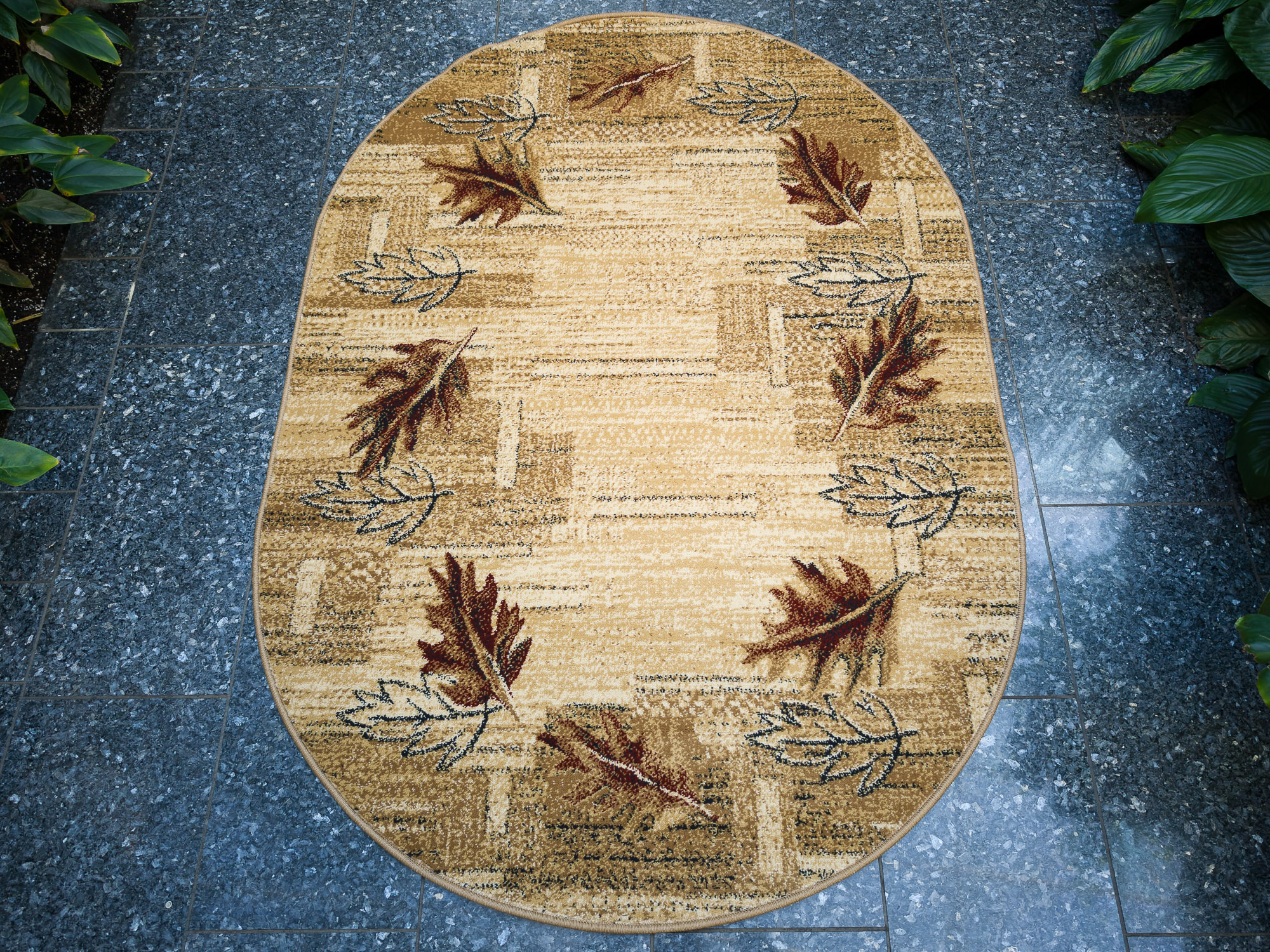 Olsza béžový ovál